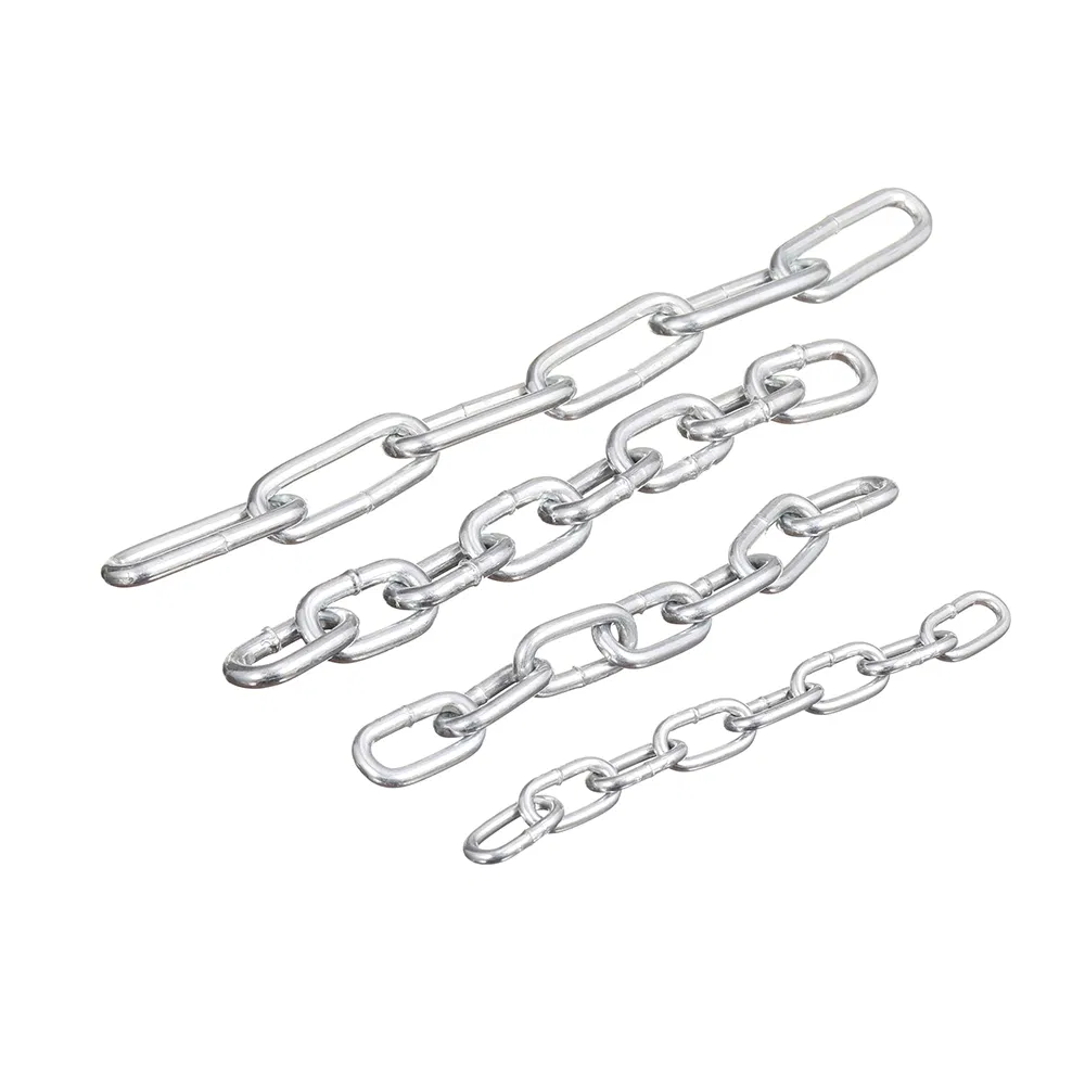 Zinc-Aluminum Coated Multi-Colored Lifting Boat Oil Platform DIN763 DIN766 Carbon Steel Brass Aluminium Metal Long Link Chain