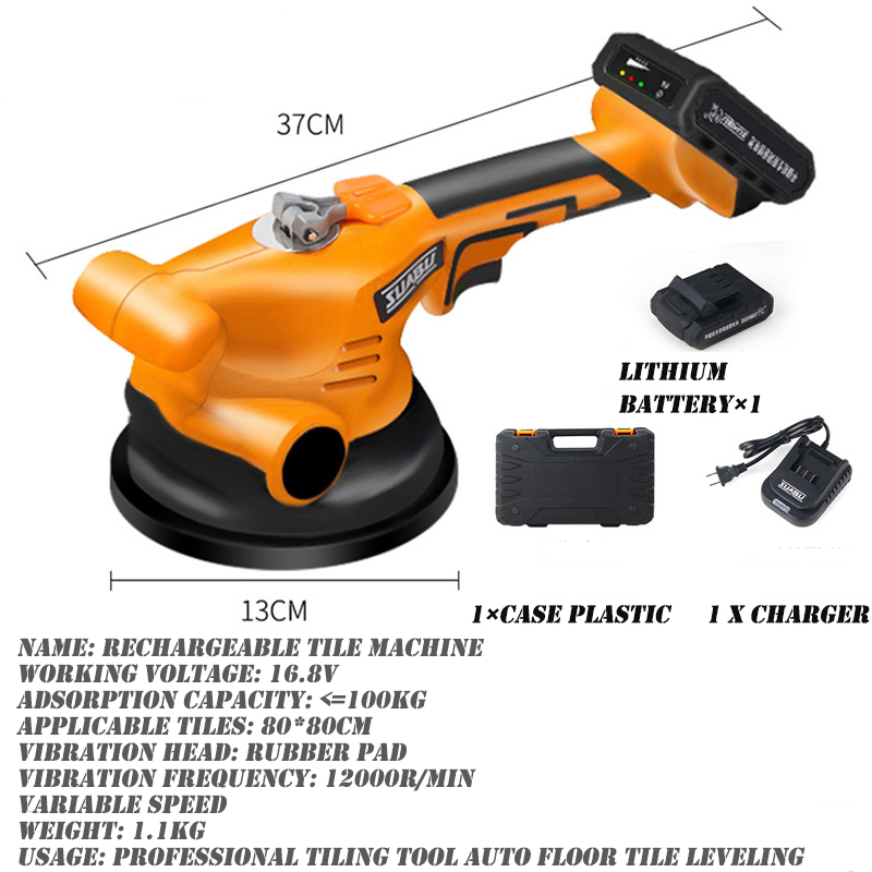Super-Power Tile Tiling Machine Automatic Leveling Handheld Power Tools Floor Wall Tools Tile Leveling Machine for Bricklayers