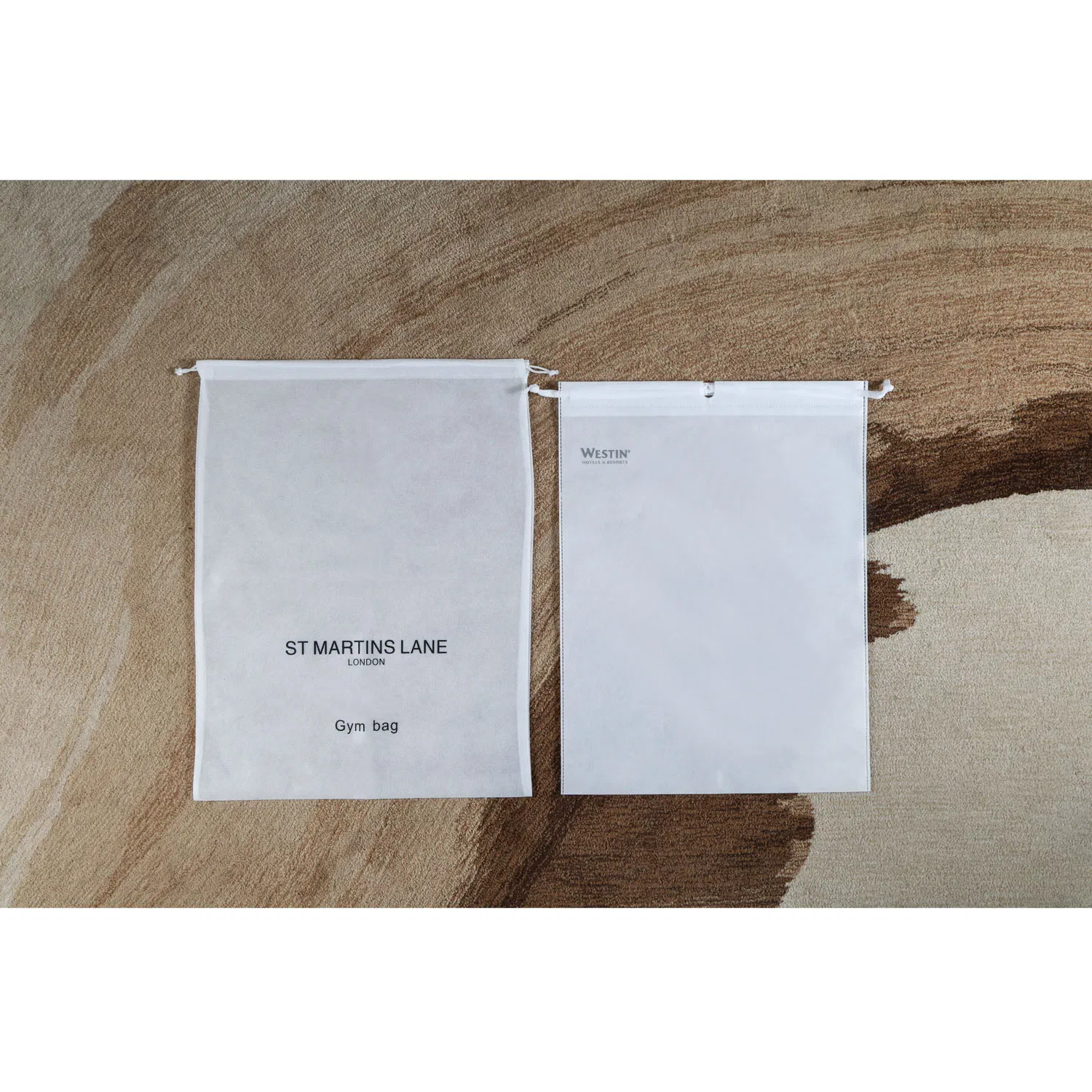 Bulk Non-Woven Hotel Laundry Bags with Custom Branding