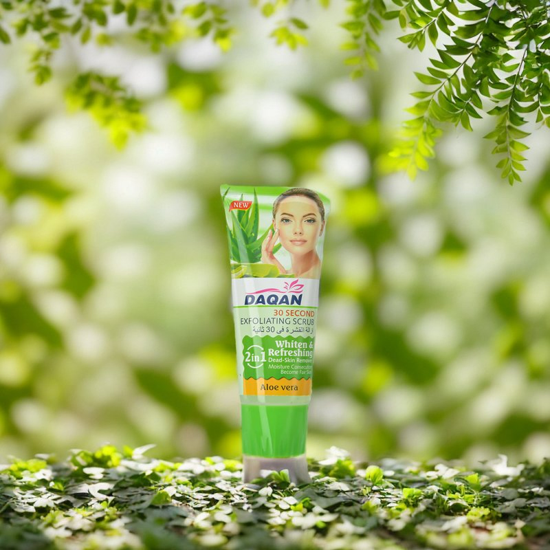 Hot Sale Daqan Aloe Vera Facial Body Scrub Whiten & Refreshing Exfoliating Gel