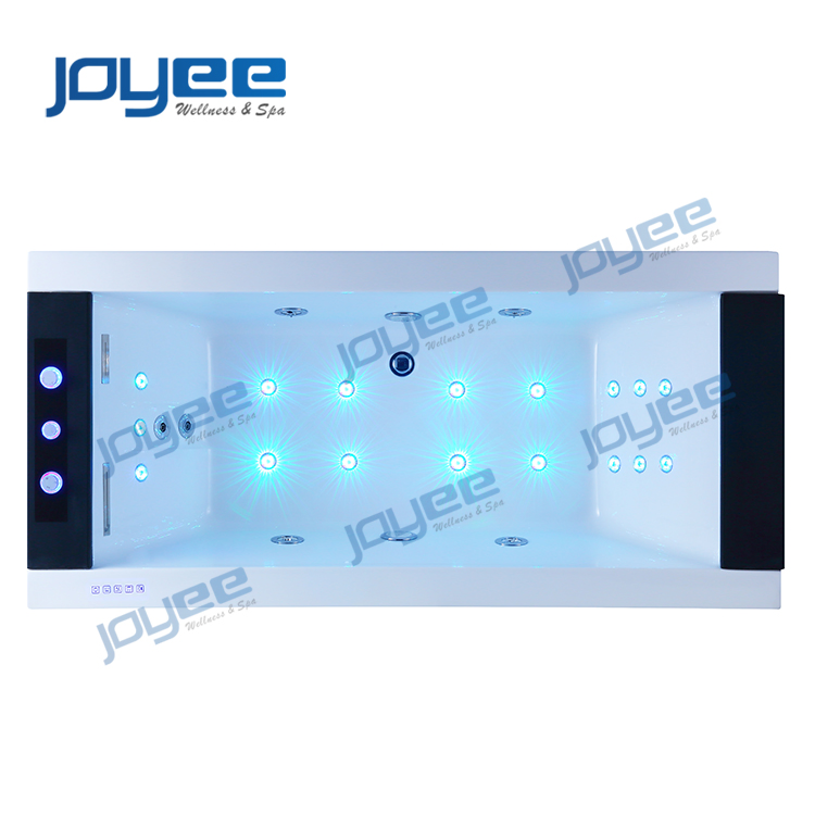 Угловая ванна Joyee с гидромассажем и панелью управления