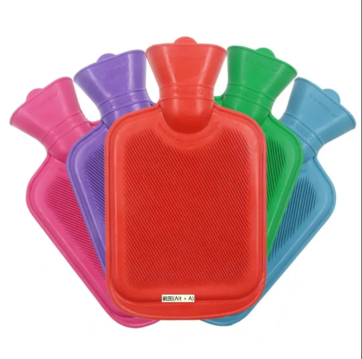 BS Rubber Hot Water Bottle Hot Water Bag with Soft Cover