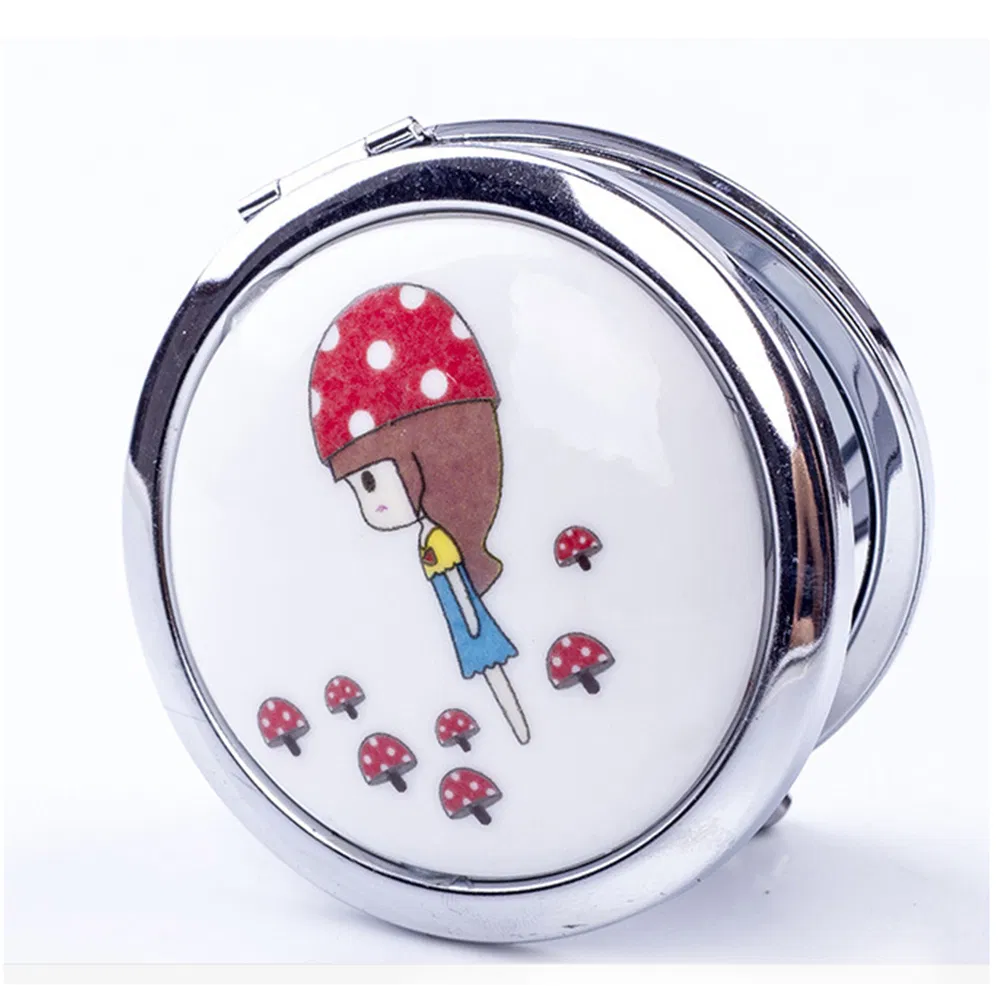 Wholesale Round Mirror Double Sided Mini Makeup Mirror