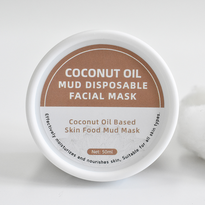 Private Label Skincare Face Care Brightening Anti Acne Deep Cleansing Coconut Oil Face Mud Mask Facial Clay Masks