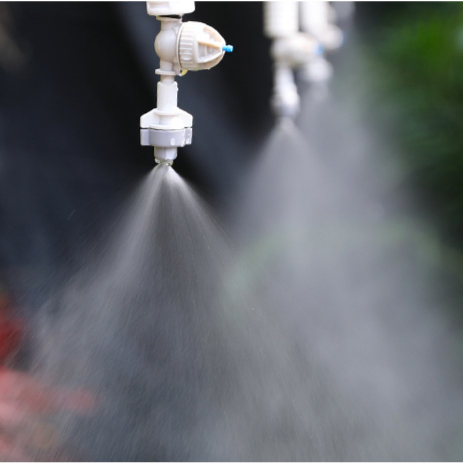 Garden Farm Irrigation Systems Plastic Mist Fogger Spray Nozzle Sprinkler for Atomizing System
