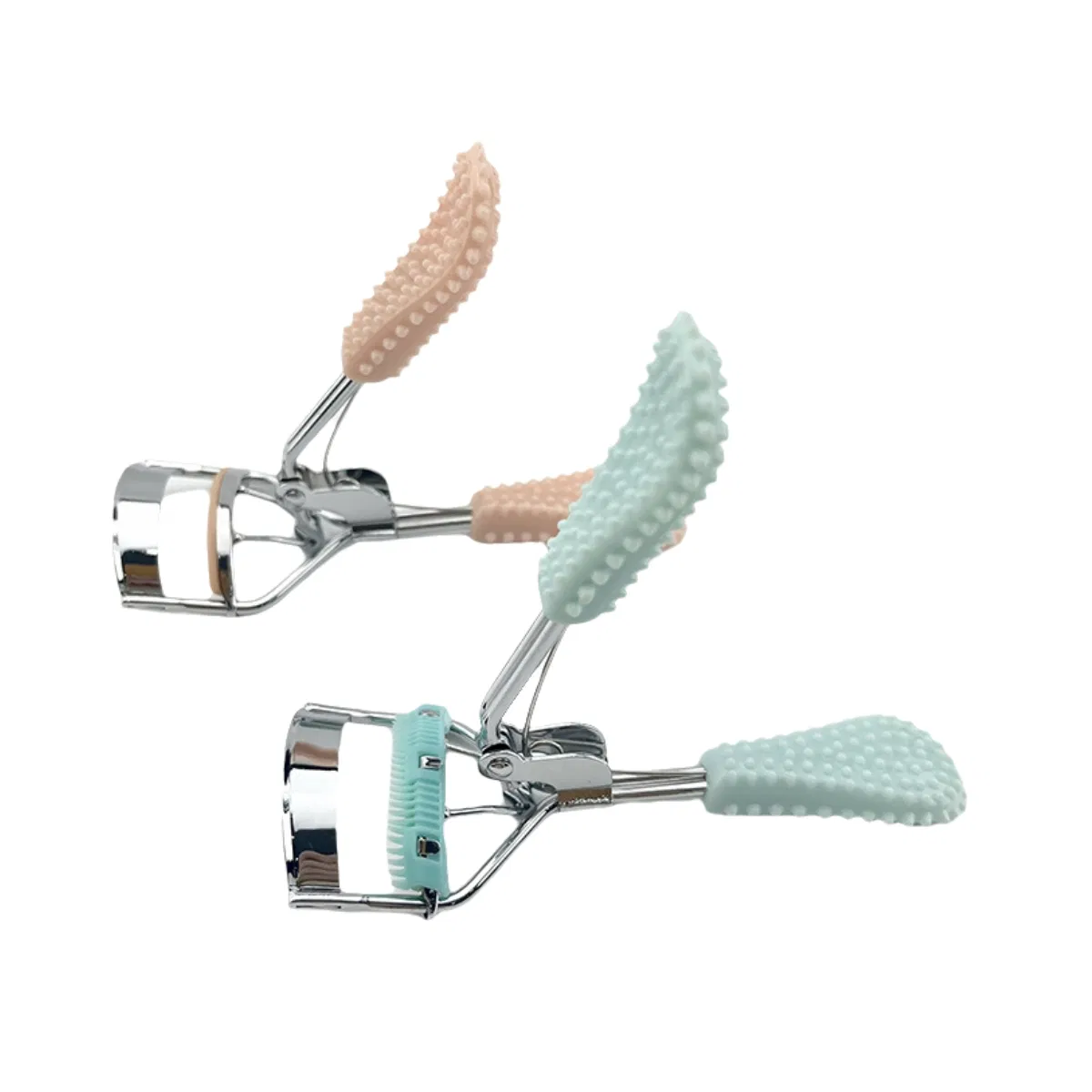 Wide-Angle Design Portable Mini Cosmetic Eyelash Curler for Lasting Styling Without Eyelids