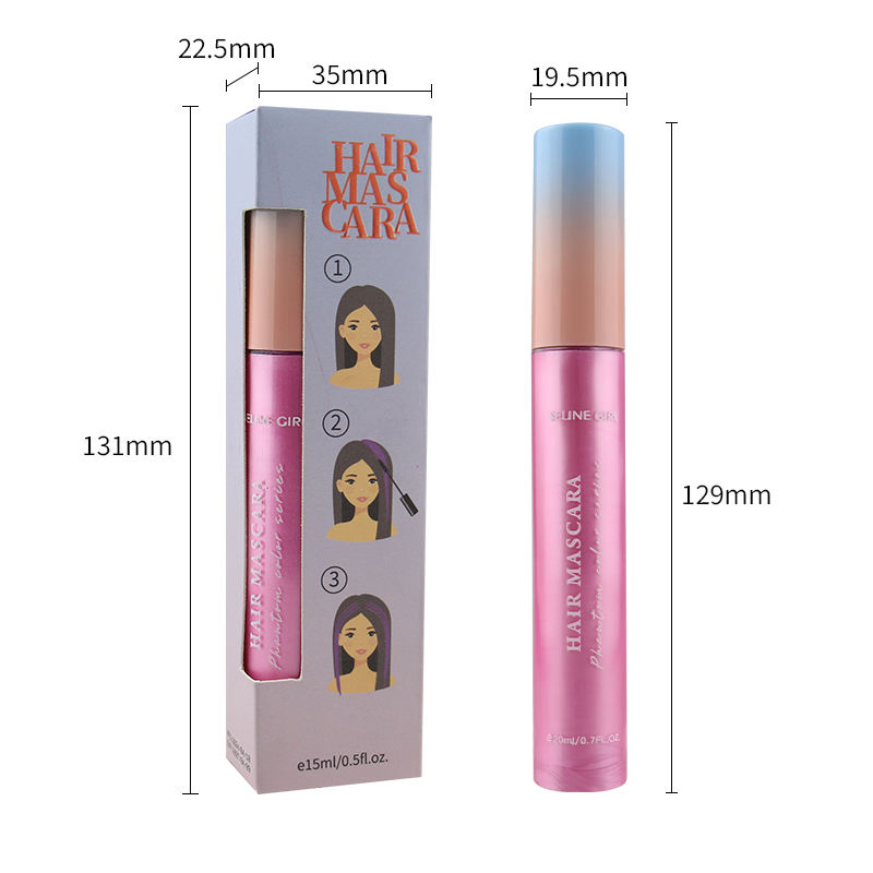 Seline Girl 8 Colors Dual Use Disposable Mascara Hair Dye