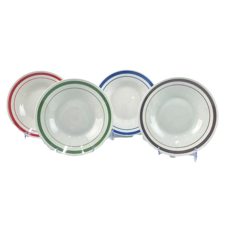 Soup Plate 8"9" Color Line Porcelainware Ceramics Tableware