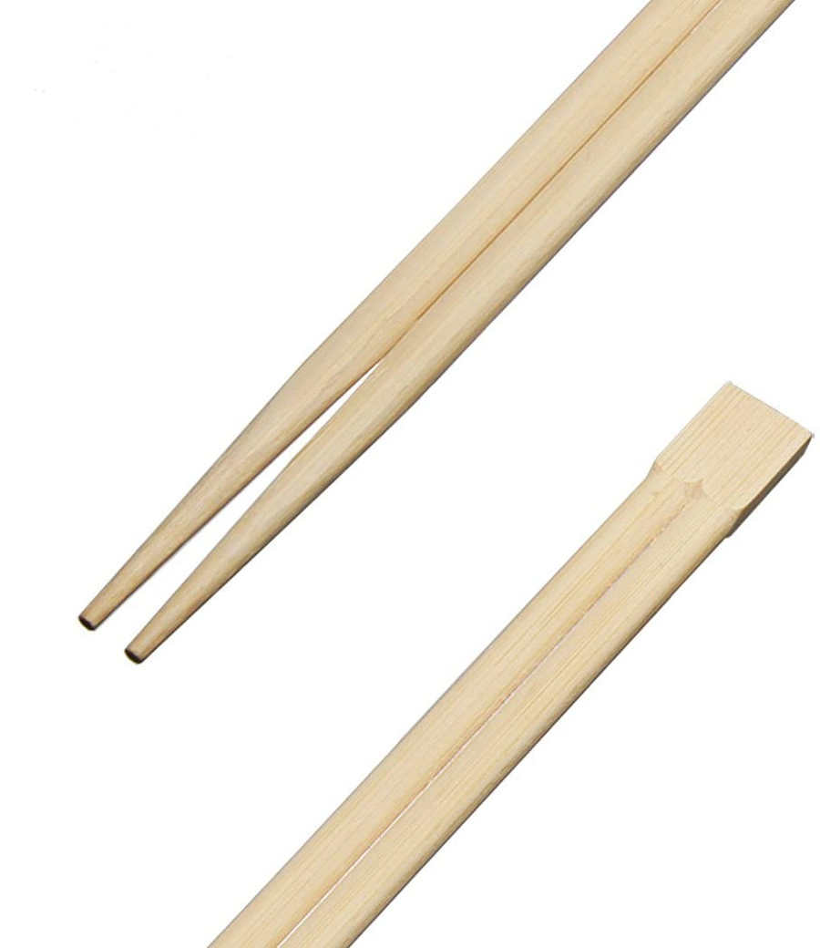 China Supplier Catering OPP Paper Wrapped Disposable Twins Sushi Chopsticks Bamboo Chopstick for Restaurant and Takeaway