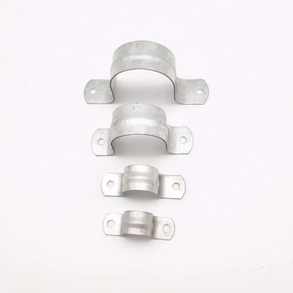 20-50mm Galvanised Stainless Steel Full Saddle for Conduit Pipe