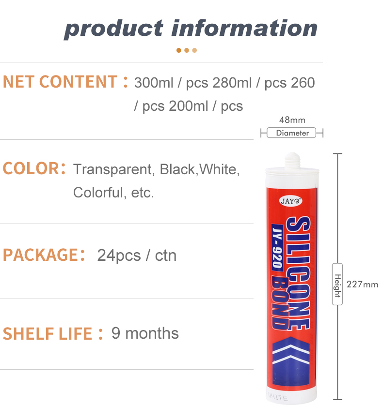 High-Grade Weatherproofing Construction Adhesive Neutral Sealant for Window Doors
