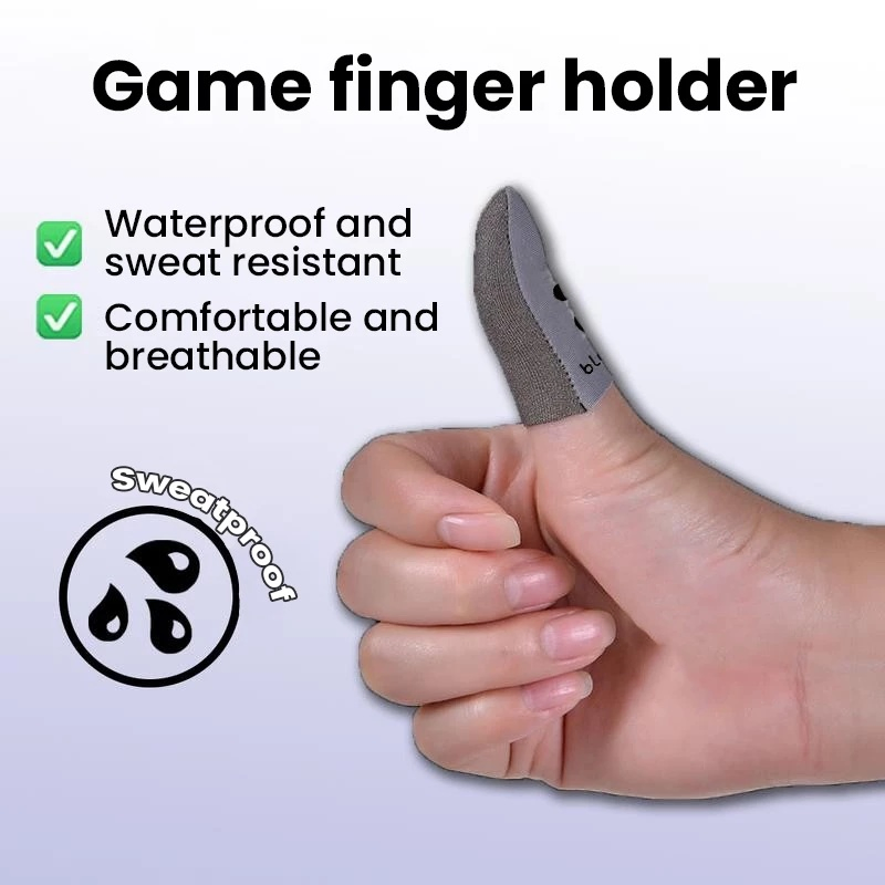 Pubg Finger Sleeves for Game Silver Fiber Finger Socks Newly Hot Selling