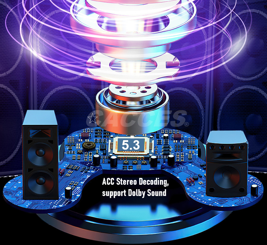 Мини-наушники Bluetooth 5.3, беспроводные, влагозащищенные