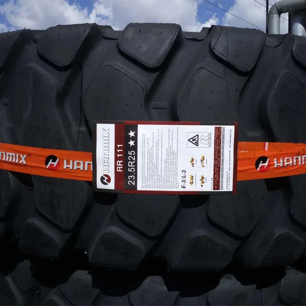 Hanmix OTR Off-Road Tires 14.00R24 Giant Industrial Tyre for Heavy Truck, Tractor, Loader, Trailer, Bulldozer