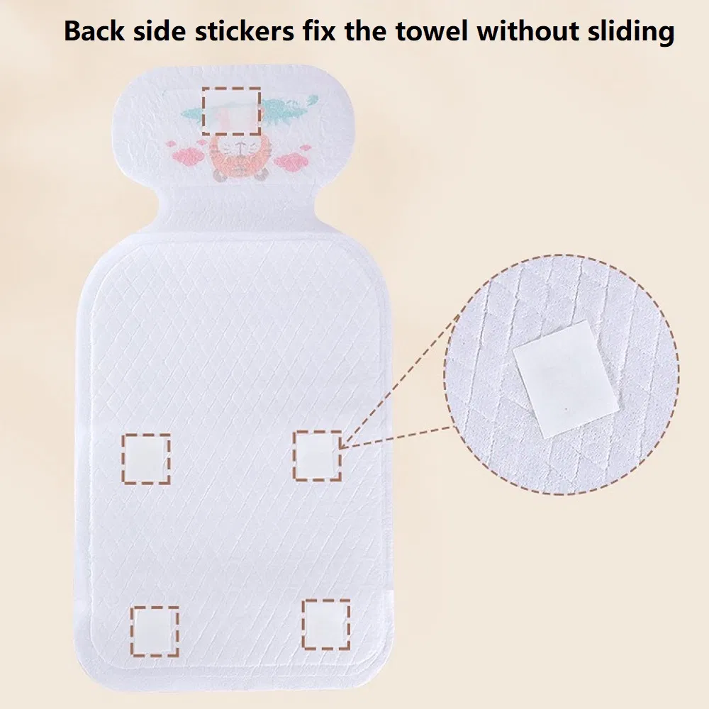 Sweat Towel Pure Cotton Child Sweat Absorbent Towel Baby Pad Back Scarf