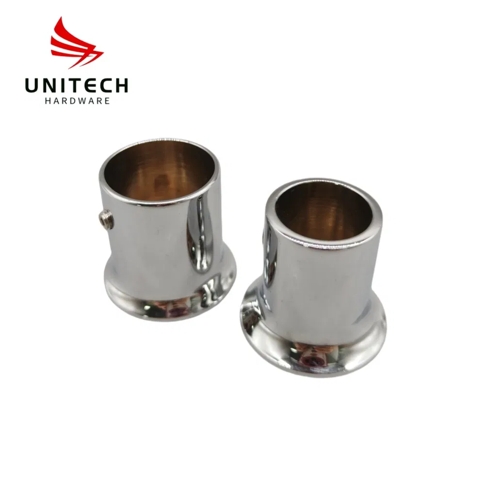 Соединитель трубы настенный латунь/цинк, хомут для сантехники