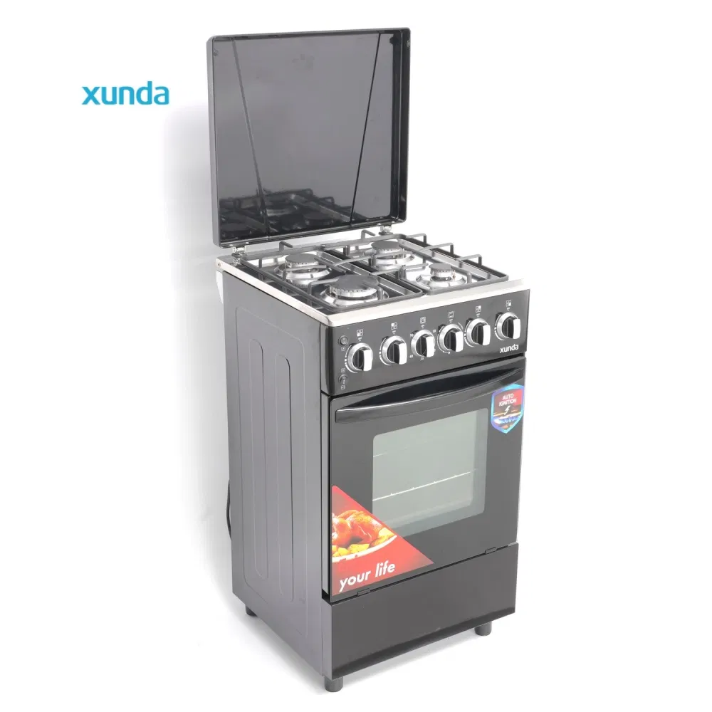 Xunda Combination 4 Gas Stove with Oven Multifunctional Range Oven All-in-One Kitchen Cooker Free Standing Gas Stove with CE