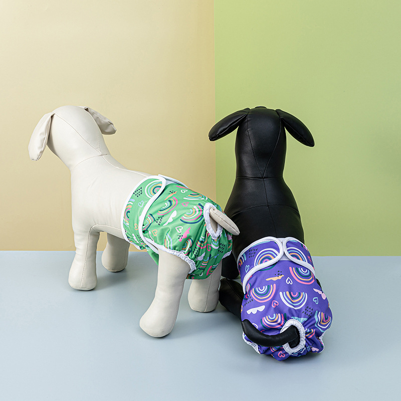 Pet Cloth Diapers, Pet Physiological Pants, Washable Female Dog Cloth Diapers, Anti-Harassment Pet Sanitary Pants
