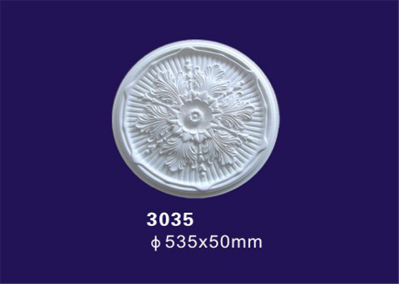 Round Shape Waterproof / Fireproof Light Fixture Ceiling Plate with Bronze Color