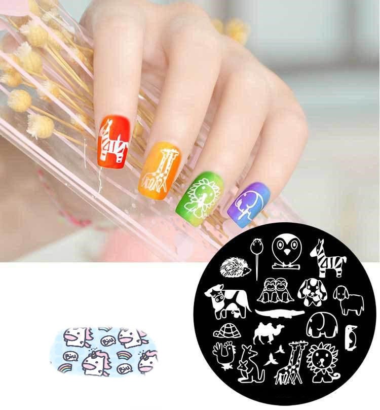 2020 DIY Nail Art Beauty Design Stamping Nail Plate