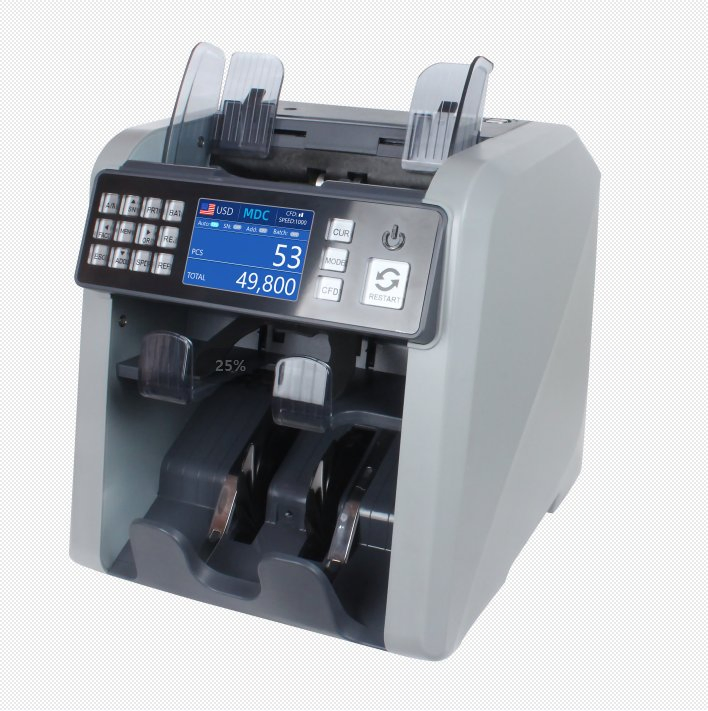 Bill Counter Mix Value Counter Machines Banknote Counter Cashing Counting Financial Equipment Detector De Bill Etes Falsos