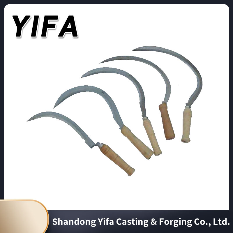 Clad Steel Moon Weeding Sickle Agricultural Tools Cutting Sickle