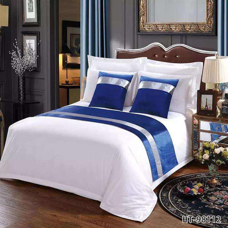 China Supplier Custom Luxury and Beautiful Bed Runner for Hotel