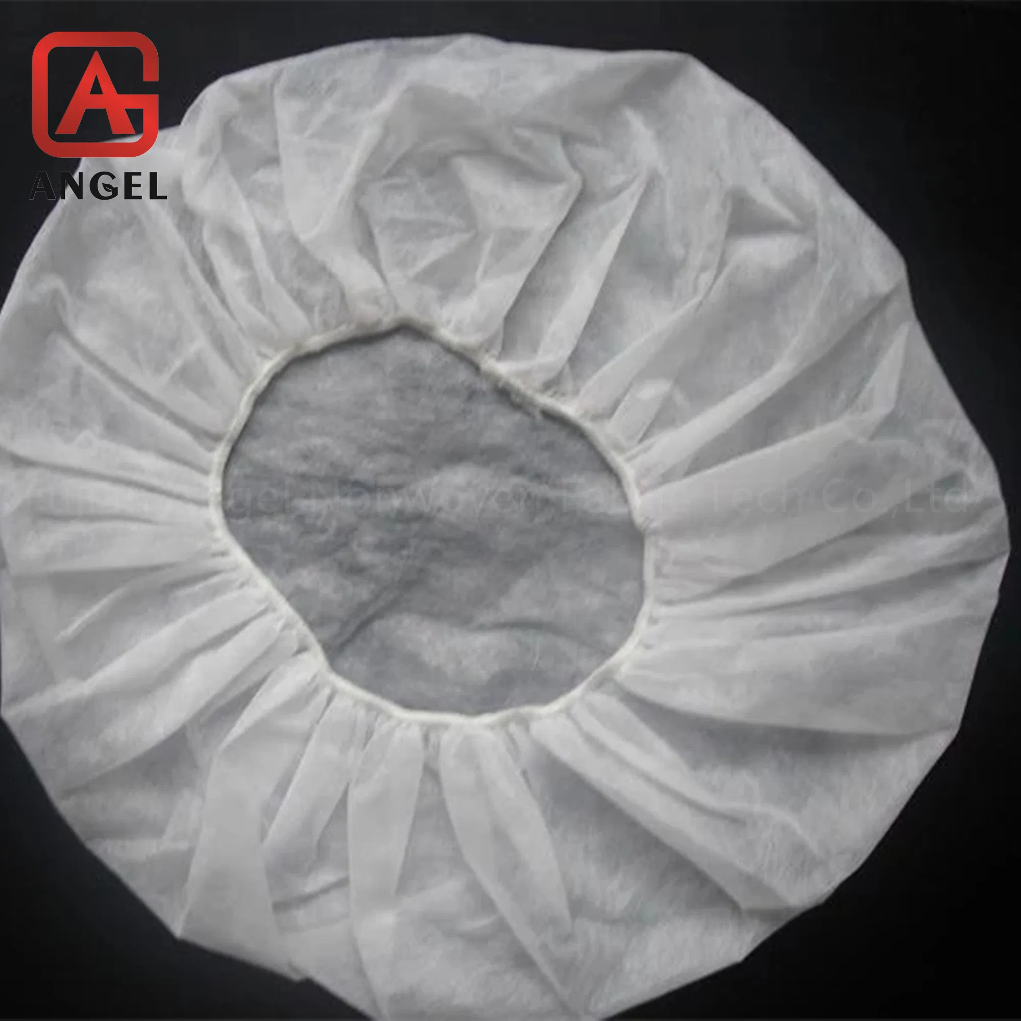 Non Woven Disposable Round Cap/Nurse Cap/Bouffant Cap/Hair Net/Mob Cap/Clip Cap