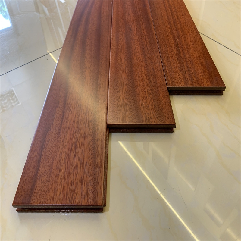 Household Moisture-Proof and Wear-Resistant 18mm Sandalwood Solid Wood Floor 0754