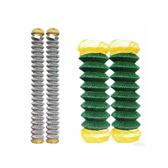 Hot Dipped Galvanized Cyclone Wire Mesh 50X50mm Chain Link Fencing 6FT Tall