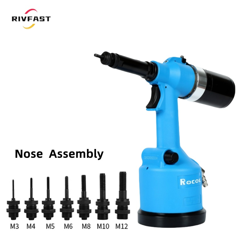 Пневматическая заклепочная машина M3-M12, синяя