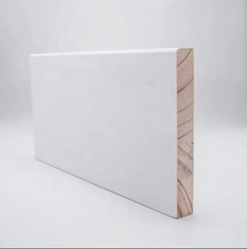 Bulk Building Material Wooden Flat Panel Floor Skirting Board Wall Panel