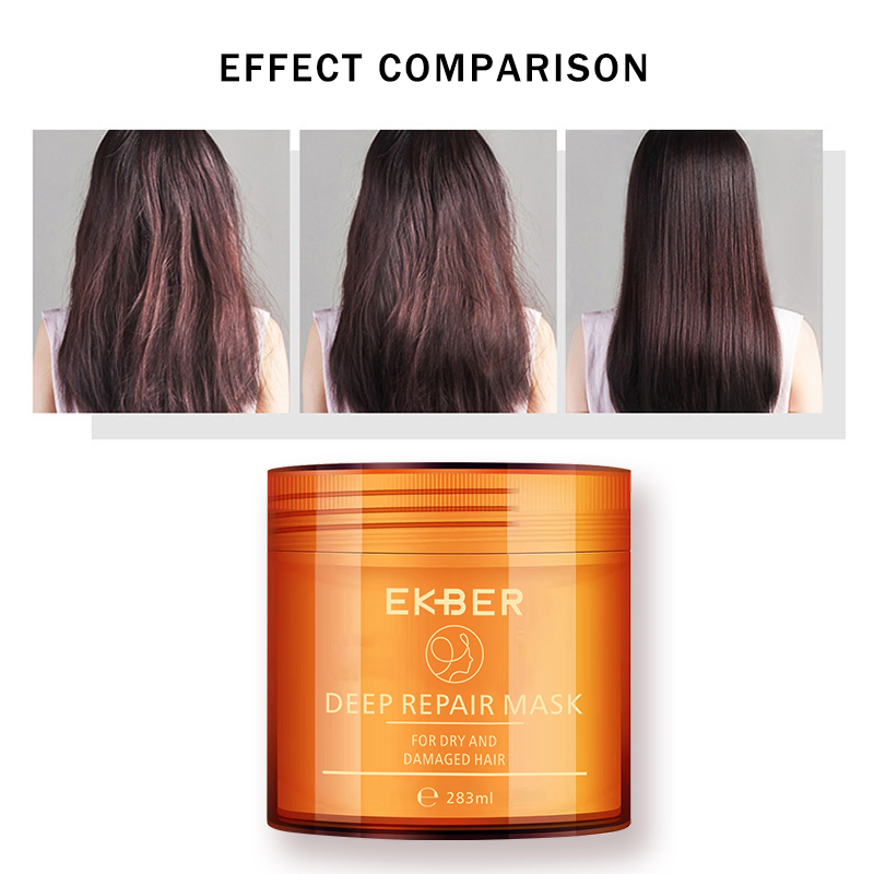 Amazon Top Sale Organic Argan Oil Deep Repairing Damaged Hair Vitamin E Keratin Collagen Hair Mask Wholesale