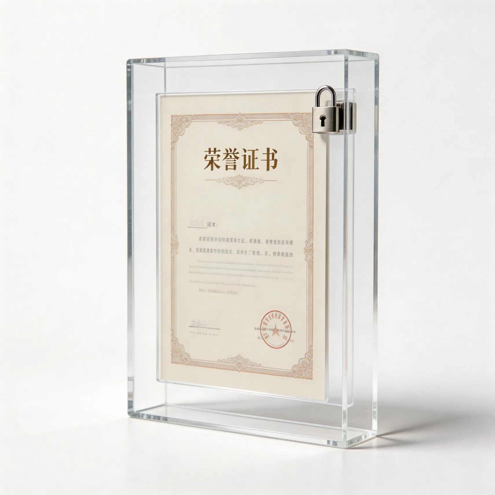 Durable Acrylic Display Holder for Files Books