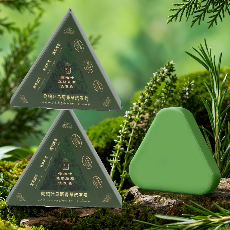 Green Herbal Shampoo Soap