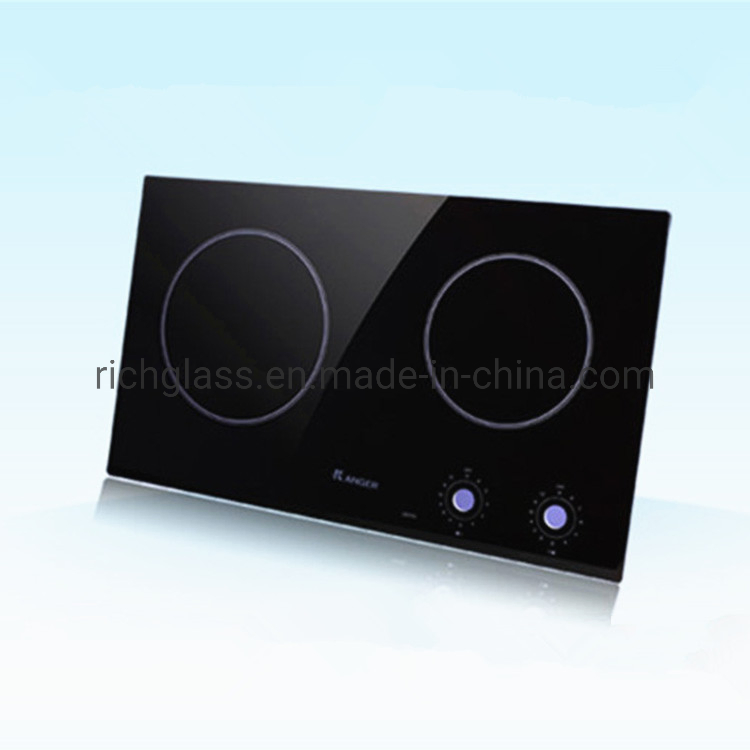 4mm Fireplace Door Glass Transparent White Black Cooker Tempered Ceramic Glass for Fireplace