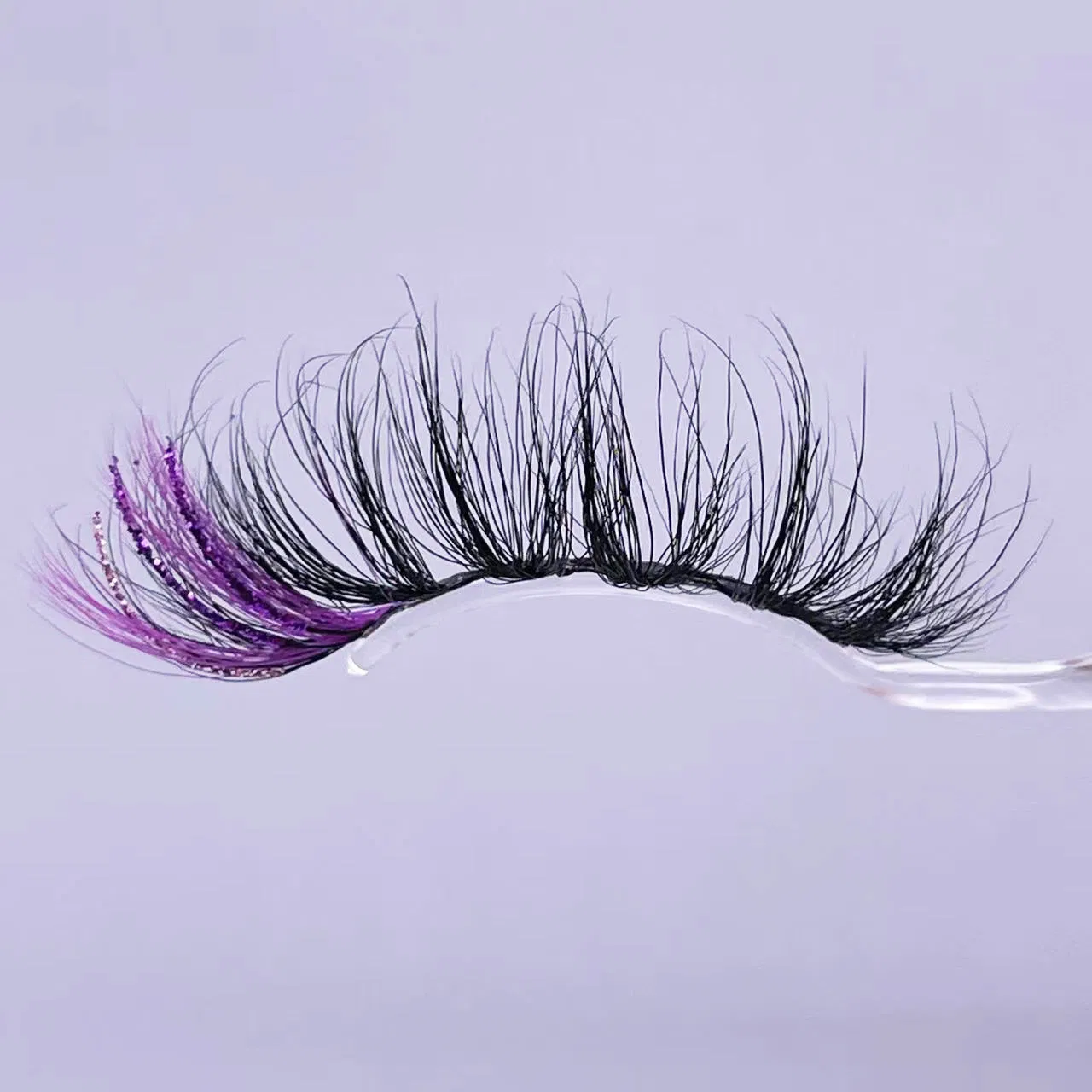 Best Selling Strips Pink Yellow Blue 3D Mink Colorful Eyelashes
