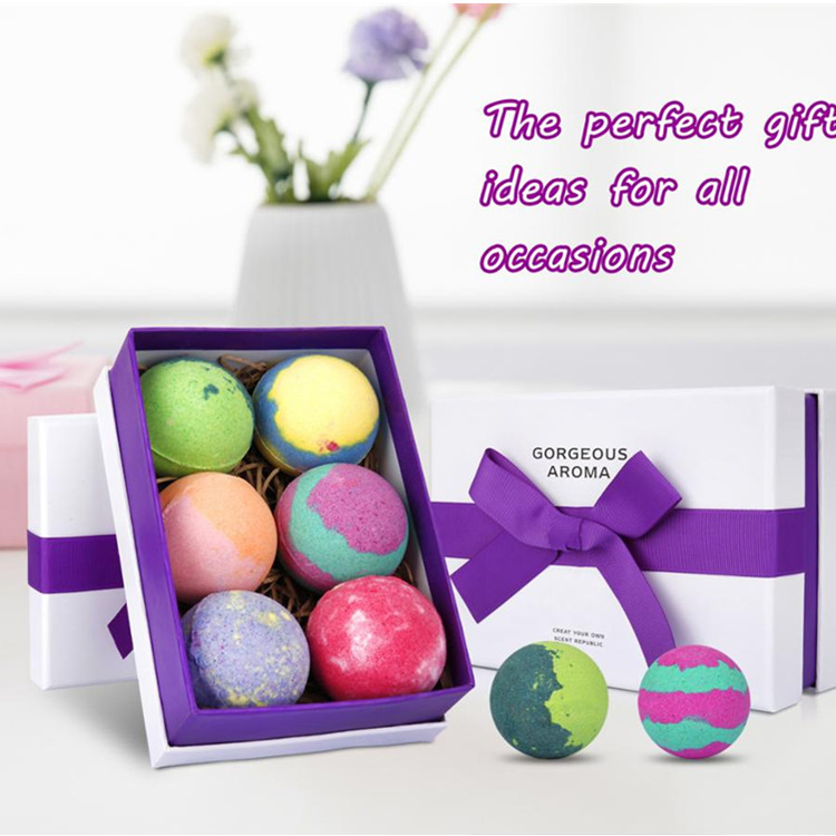 High Quality Hot Selling Premium Bath Bomb Gift Set Rose Bath Bomb