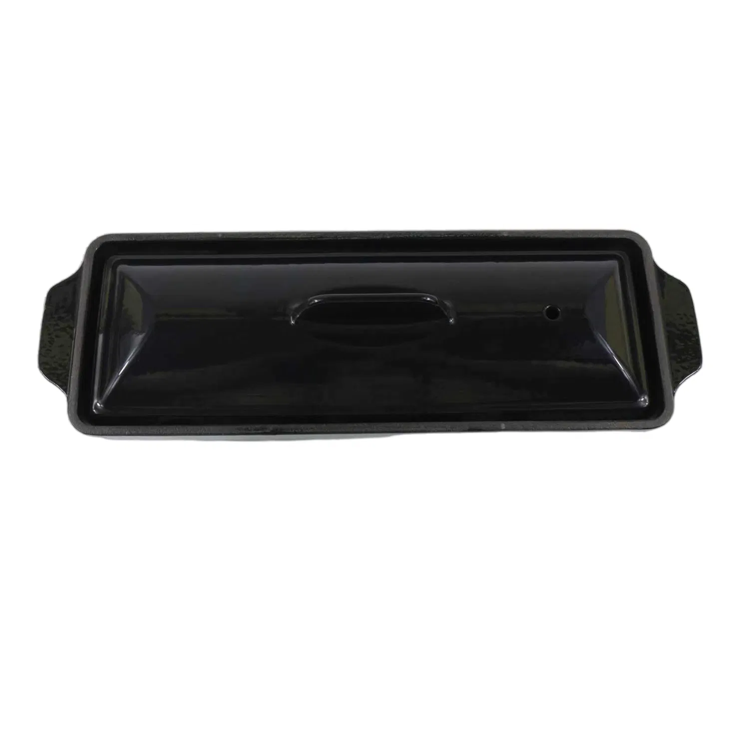 Прямоугольная эмалированная чугунная хлебница