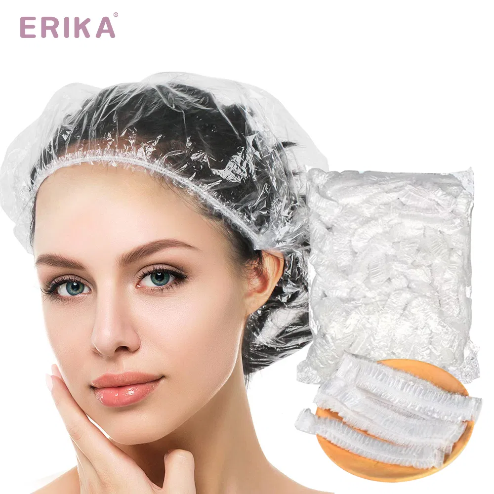 Shower Cap 46mm Transparent Hair Cover Disposable Shower Caps