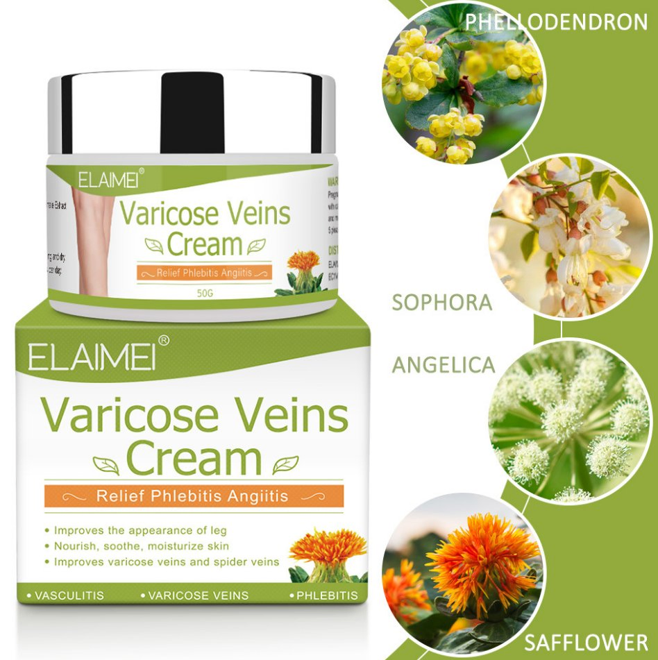 Online Wholesale and Retail Effective Varicocele Treatment Relief Soothing Ointment Original Vasculitis Varicose Vein Removal Repair Cream for Leg