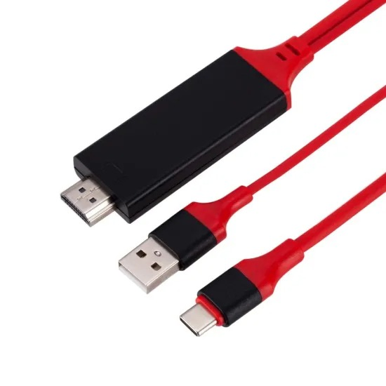 Кабель-переходник USB-C на HDMI 4K с функцией зарядки