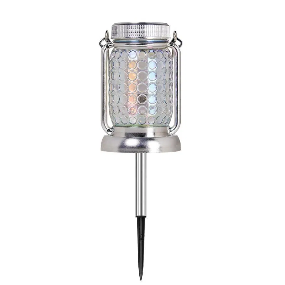 Outdoor Courtyard Inserted Hanging Fairy Light Jar Lid Light Ci20651