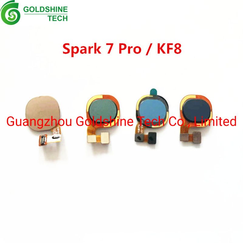 Шлейф кнопки Home с отпечатком для Tecno Pova