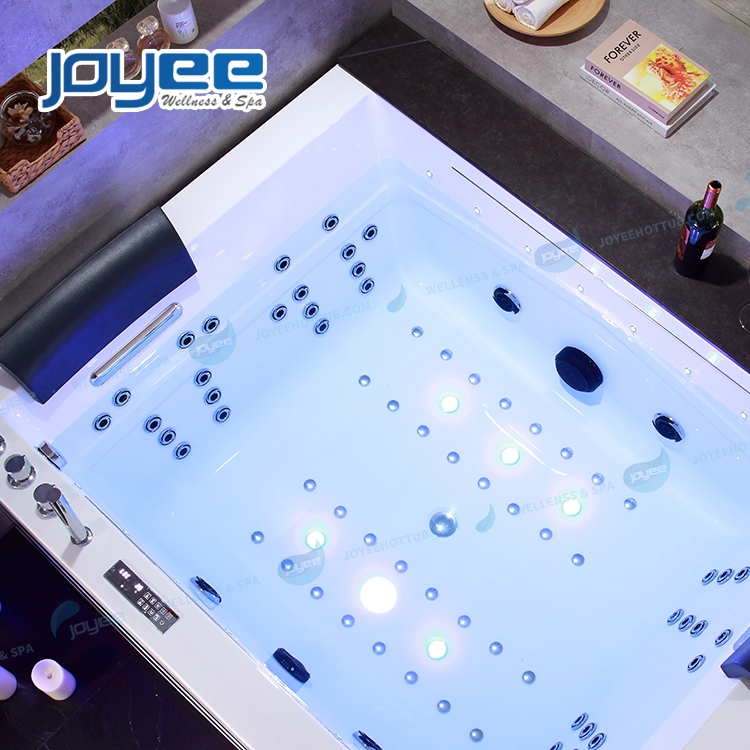 Акриловая гидромассажная ванна Joyee с LED-подсветкой
