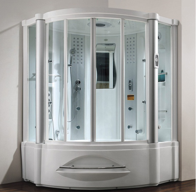 1.52 Meters White Acrylic Indoor Steam Shower Room (M-8208)