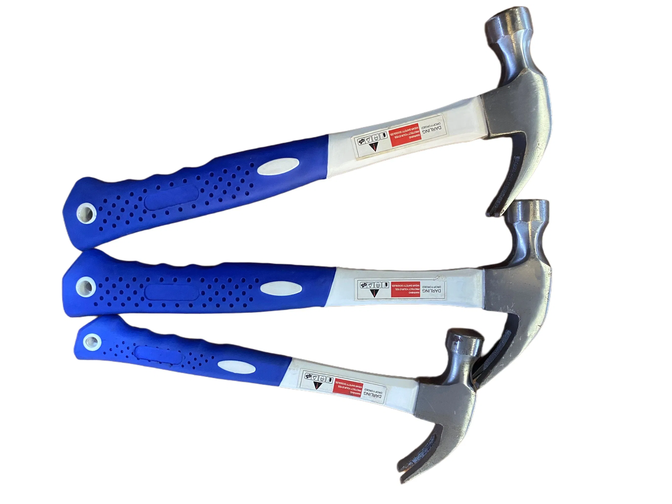 Молоток гвоздодёр с фиберглассовой ручкой 8oz