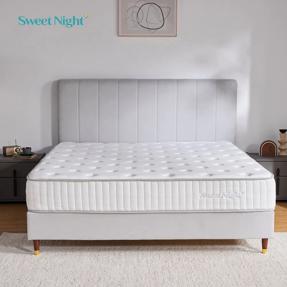High Density Foam Bed Mattress Anti-Mite Pocket Spring Mattress for Hotel Use