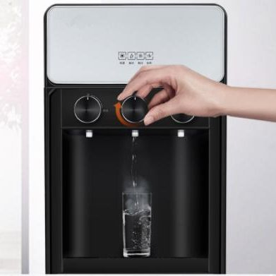 Floor Standing Compressor Cooling Water Dispenser with Fridge