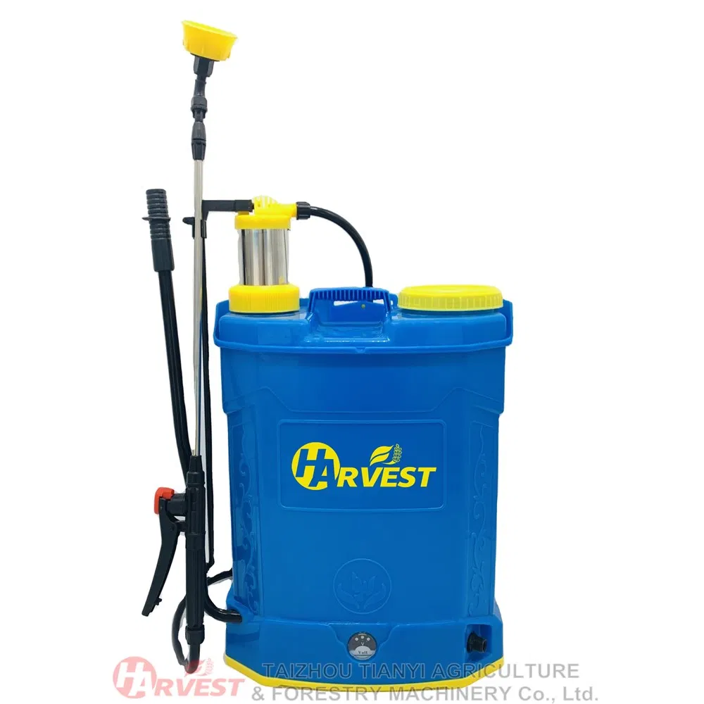 Stainless Steel Pump Farm Garden Agricultural Electric 2 in 1 Knapsack Manual and Battery Sprayer (HT-AS16)